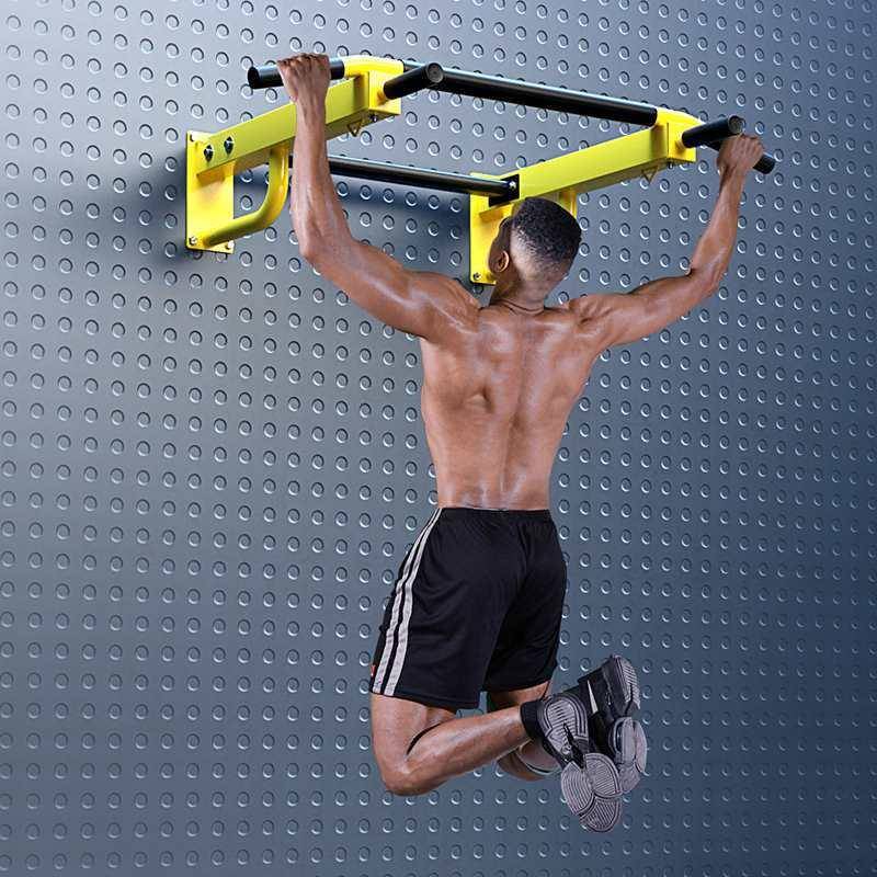 墙体单杠家用室内健身器材打孔墙上吊杠架引体向上墙壁固定壁挂式