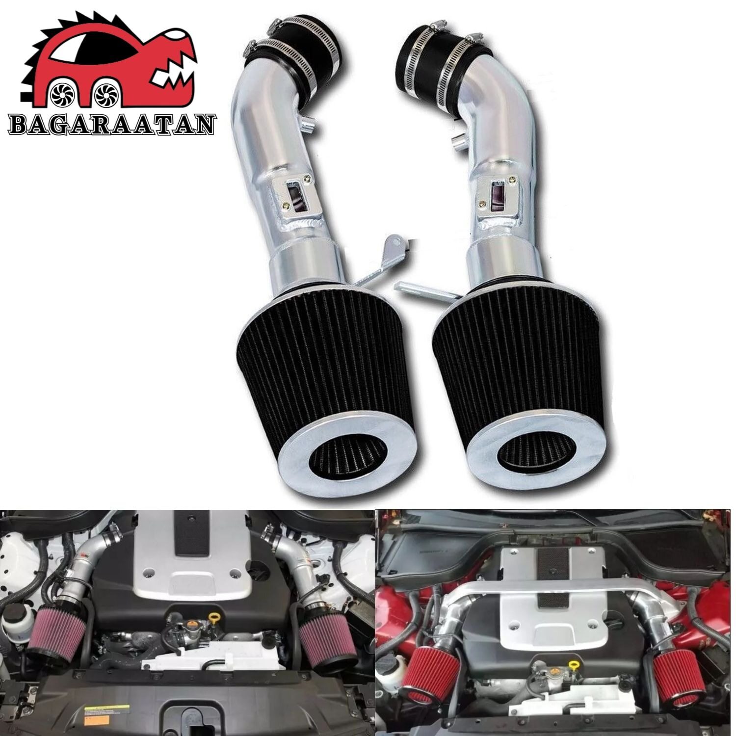 汽车改装空气过滤器进气套件适用于Nissan370ZInfinitiG37