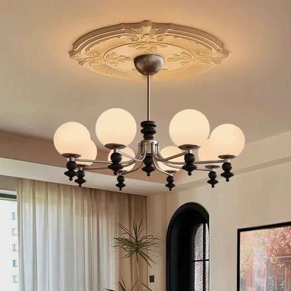 法式复古吊灯客厅灯2024新款高级感大厅灯高端设计师网红氛围灯具