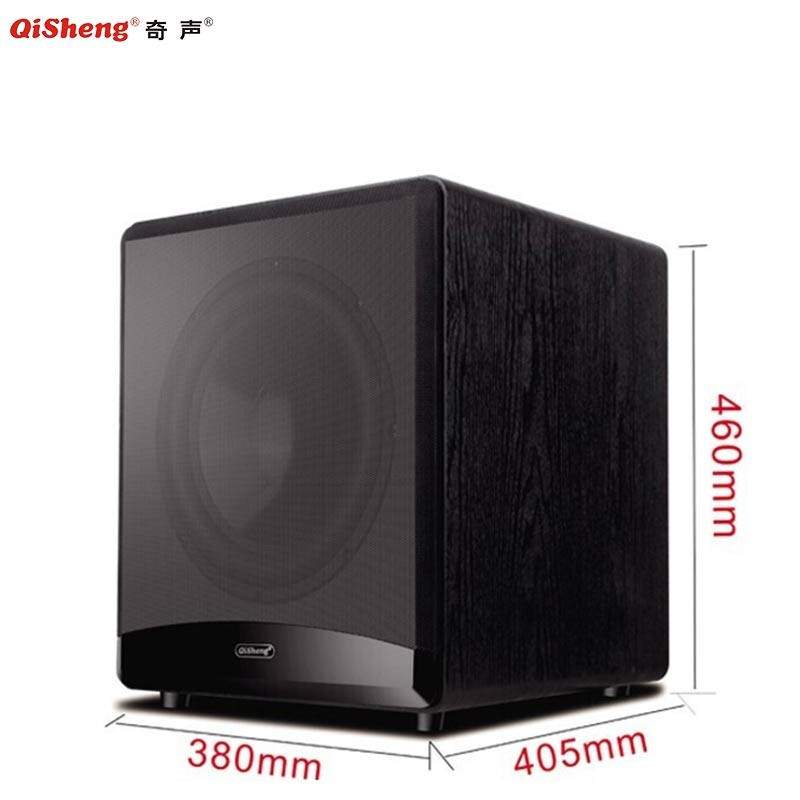 奇声家用无源有源低音炮家庭影院木质重低音音响音箱无源低音炮