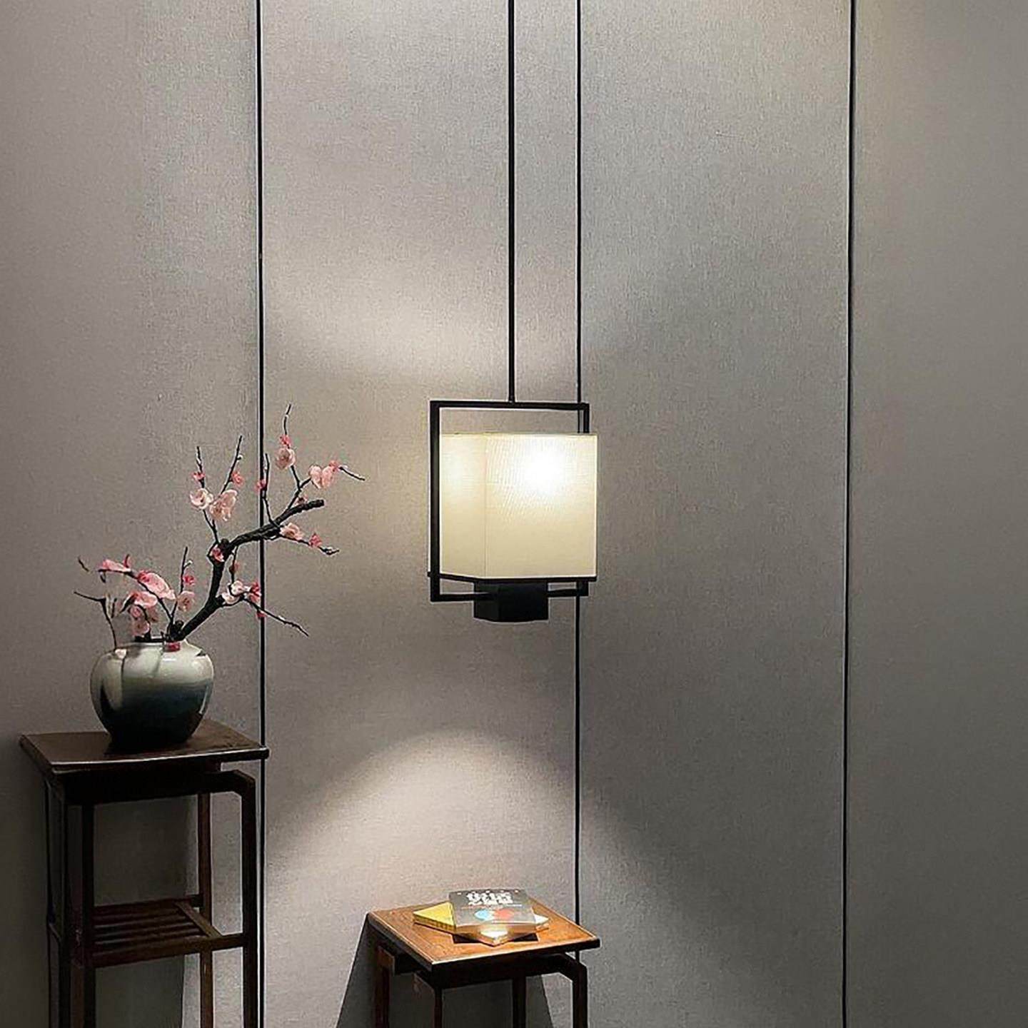 宋式美学新中式小吊灯卧室床头灯简约过道房间阳台客厅饭厅吊线