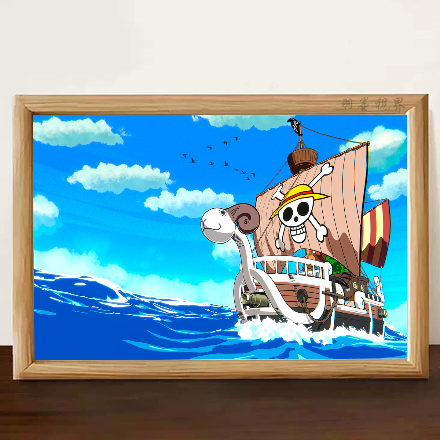 海贼王黄金梅丽号相框摆件