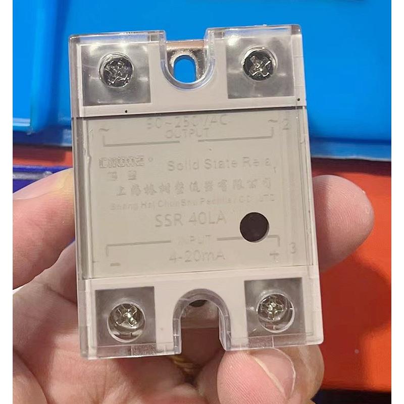 椿整单相模块SSR-40LA 交流固态继电器10A 25A40A 4-20MA电流调压