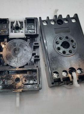 大脚时间继电器底座 座子JS20 JS14A JS14P XJ3-G XJ5安装座8脚