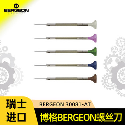 。修表工具瑞士进口博格手表工具BERGEON30081-AT螺丝刀直身一段