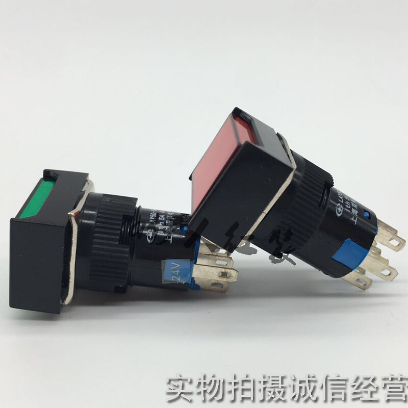 。江苏双科电气 矩形带灯按钮开关 LAY50-16AJ-22D含增值税专用发
