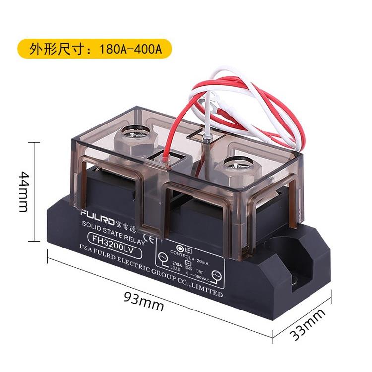FULRD工业级模块350A固态继电器FH3350ZF大电流固态接触器直流DC