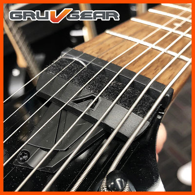 GRUV GEAR FWG2-BLK-MD黑色民谣木电吉他贝司 闷音带制音垫束音带