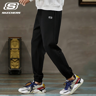 斯凯奇运动裤男裤春季宽松大码青少年休闲裤跑步专用透气束脚长裤