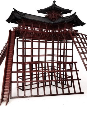 钰书房吸水石假山盆景小屋摆件鱼缸微景观造景枯山水假山摆件古楼