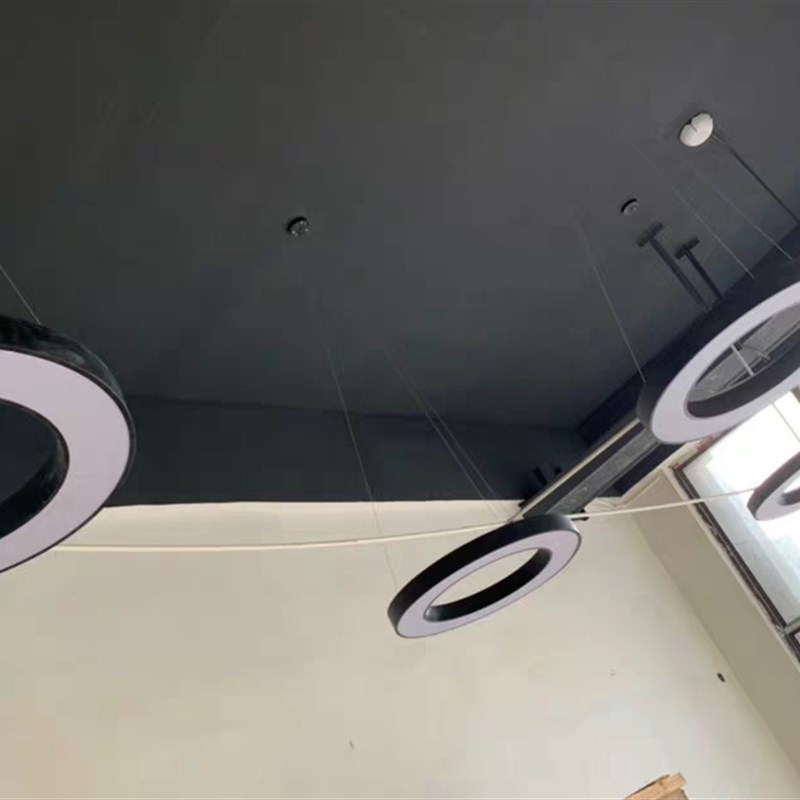 定制黑色油漆天花板吊顶涂料工业风灰色墙面水泥漆内墙乳胶漆白色