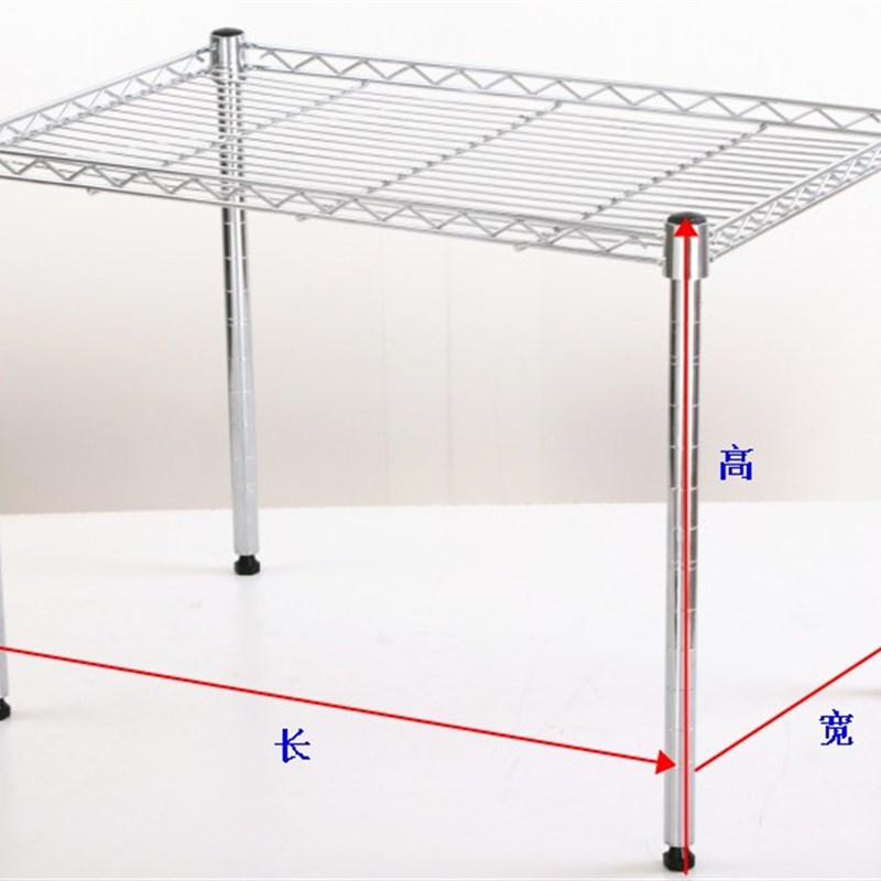 厨房置物架不锈钢色锅架灶台橱柜隔层衣柜分层夹层台面碗架一层