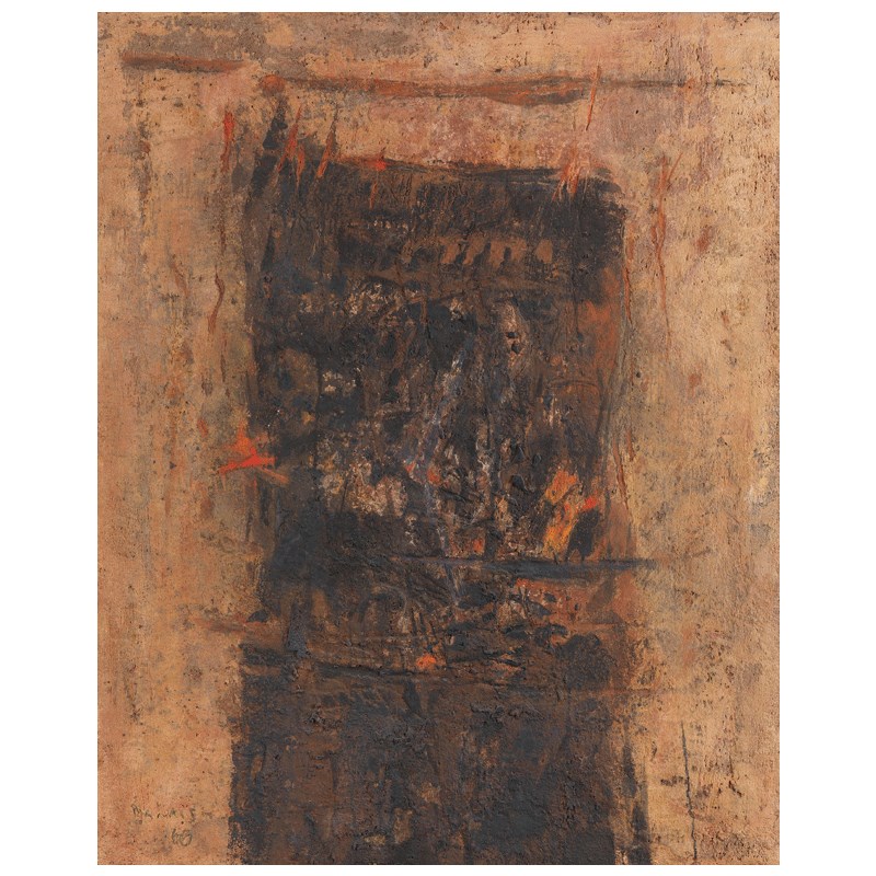 侘寂风简约抽象装饰画玄关工业风壁画客厅沙发背景叙利亚风格挂画图片