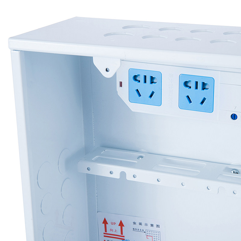 尤立科弱电箱大号500*400家用光纤入户多媒体信息集线箱暗装加厚