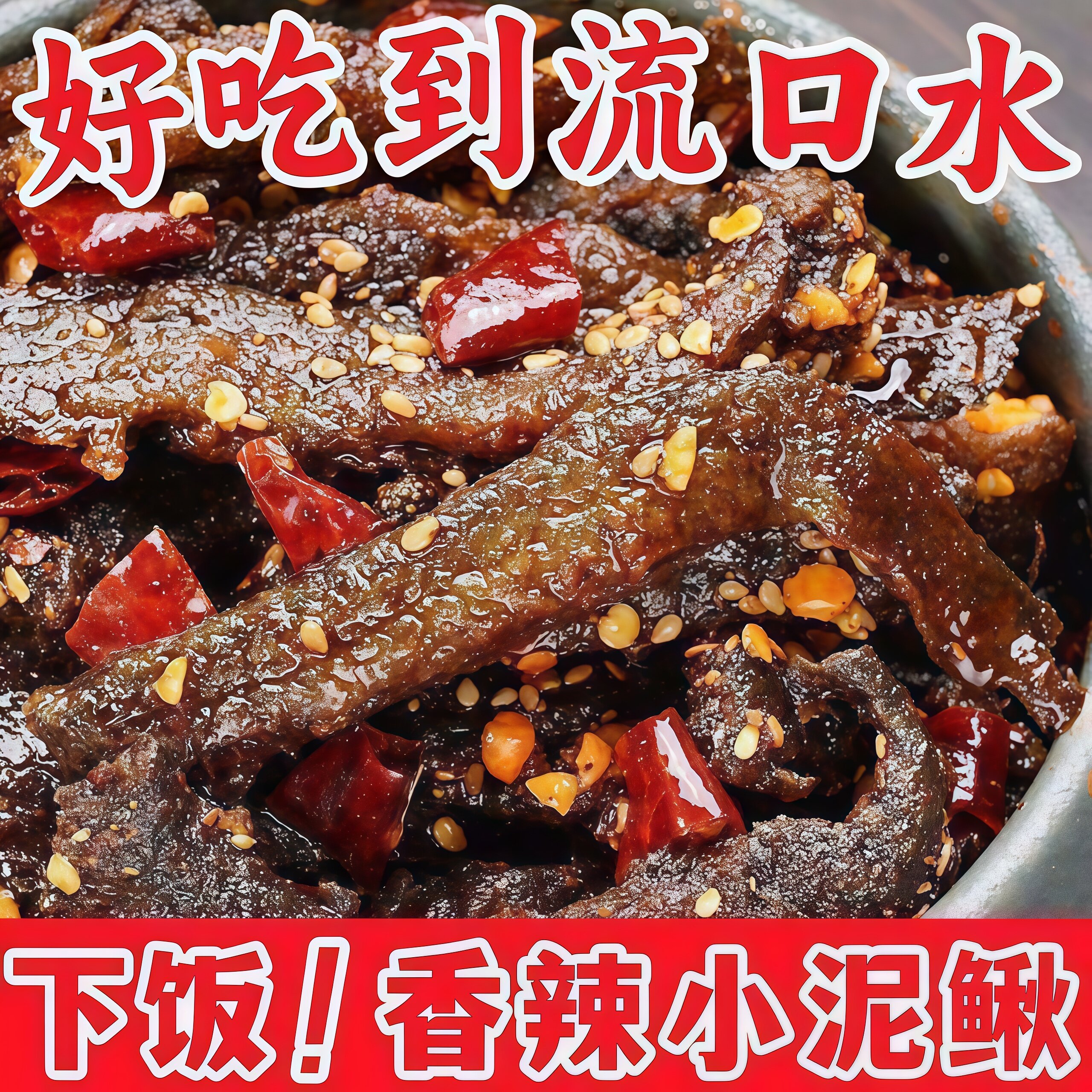 香辣泥鳅干麻辣农家小泥鳅湖南特产美味即食下饭下酒解馋零食鱼干