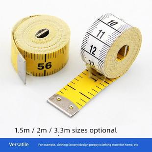 黄白皮尺量三围加长软尺家用裁缝用小软皮尺量衣尺1.5米市寸英寸