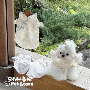 狗狗猫猫小旗袍国风唐装 宠物服 衣服春夏装 新中式