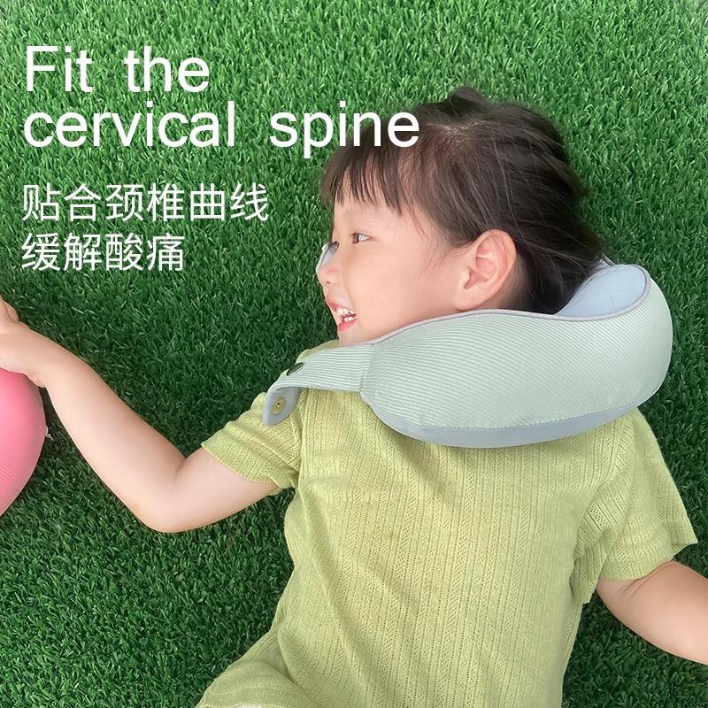 儿童U型枕小学生防低头颈枕出行旅游飞机便携可拆洗护颈枕午睡枕