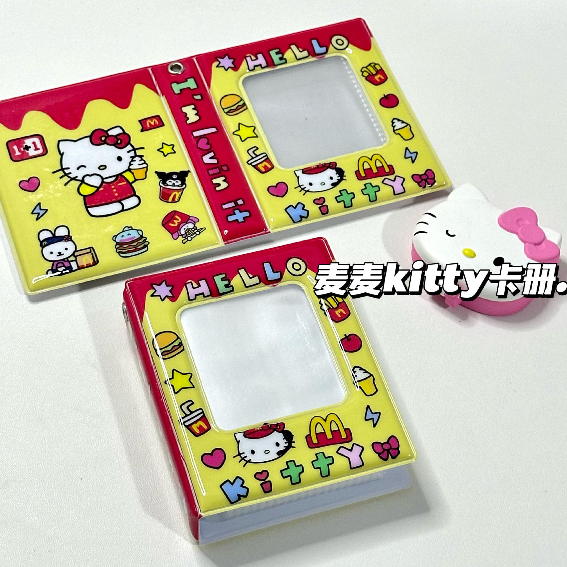 hellokitty猫一宫格卡册3寸少女追星小卡DIY收纳册拍立得相册