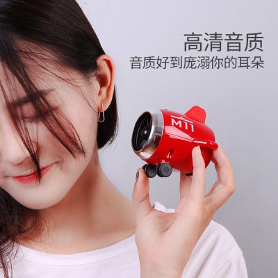 高档小飞机蓝牙音箱少女心小音响迷你无线卡通创意可爱便携式插卡