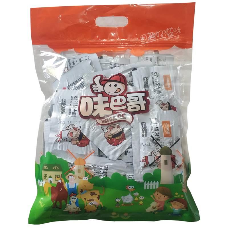 味巴哥猪肉脯500g小包装休闲零食食品靖江特产包邮原味蜜汁山椒味
