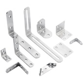 热销不锈钢角码 90度直角固定器连接件L型支架角铁层板托五金连接