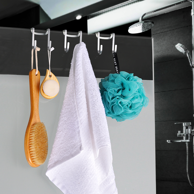 不锈钢型挂钩壁浴室玻璃