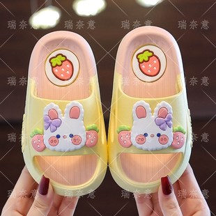 儿童拖鞋 女公主夏季 2024新款 防滑E浴室内居家用宝宝小孩子凉拖鞋