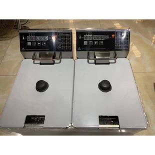 台式 单缸双缸微电脑炸炉8L11L油炸锅定时炸鸡薯条机汉堡