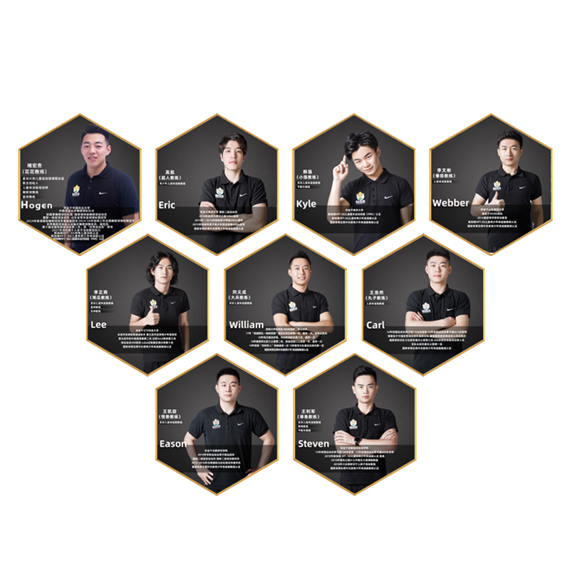 教师简介相框铝合金亚克力形象墙可换画面框可定制学校教练展示墙