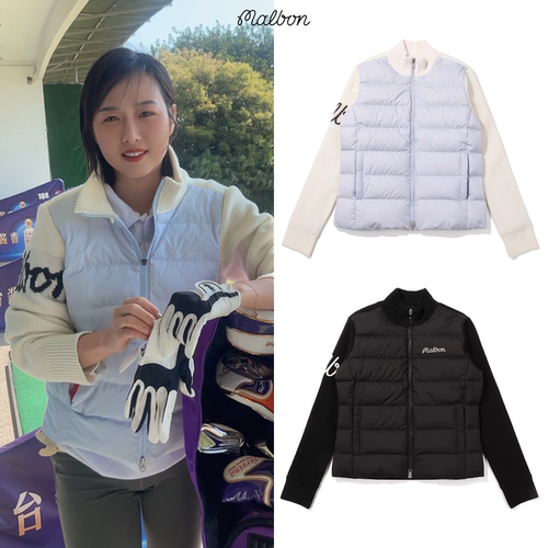 韩国MALBON高尔夫服装针织羽绒服