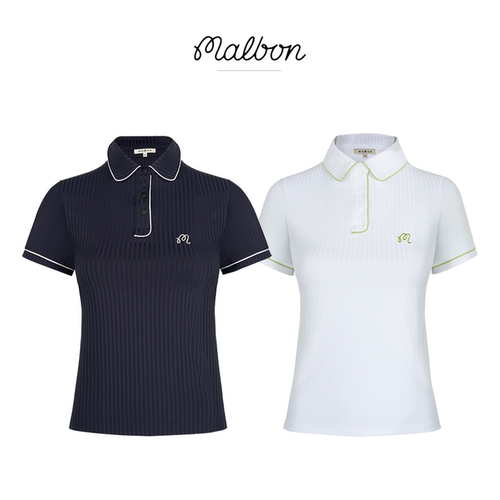 韩国高尔夫服装MALBON短袖POLO衫