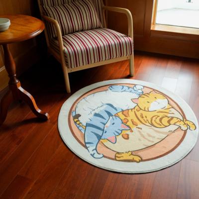 覃斌 《猫猫团》系列仿羊绒地毯