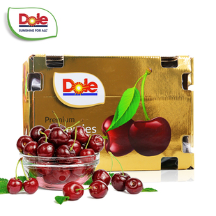 Dole都乐智利车厘子金箱2.5kg3J大樱桃装 新鲜水果整箱春节送礼
