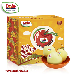 dole都乐山东黄金富士脆甜可口苹果3斤大果礼盒应季 新鲜水果
