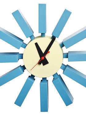 洛克天空挂钟nelson Black Asterisk clock尼尔森挂钟表创意艺术