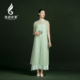 女装 吉祥衣家新中式 国风高端气质显瘦修身 桂馥兰香高定真丝连衣裙