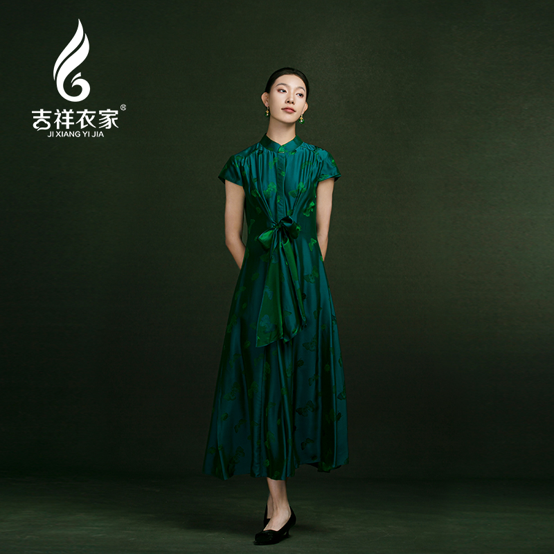 吉祥衣家新中式国风连衣裙