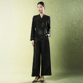 子套装 吉祥衣家新中式 中国风云开春涧晓霁凌光上衣裤