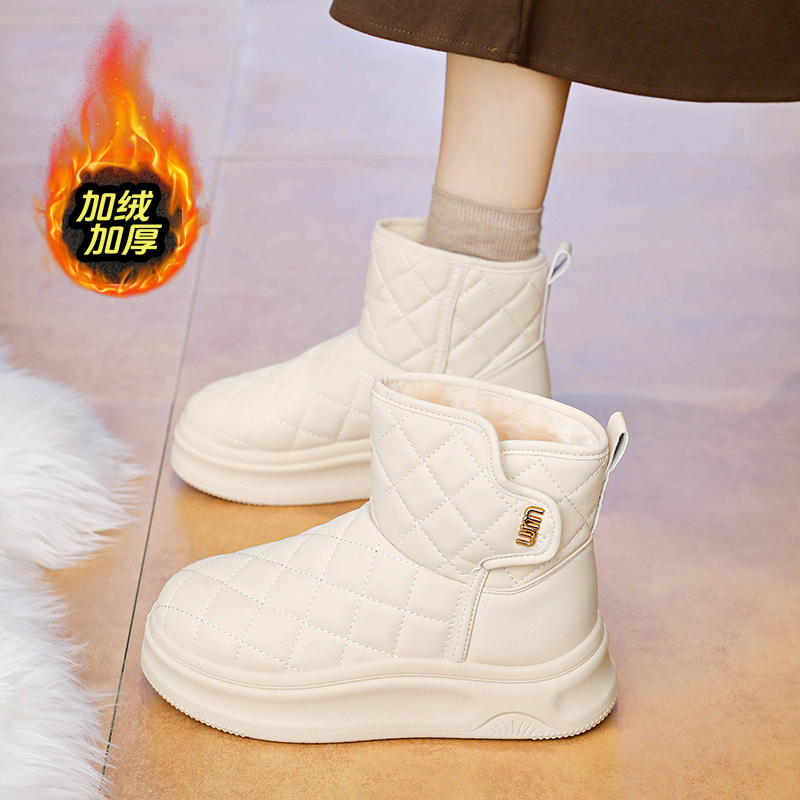 赵露思同款加绒加厚雪地靴女