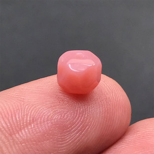 天然粉糯玛瑙无相珠老型桶珠隔珠散珠顶珠星月金刚菩提DIY配饰