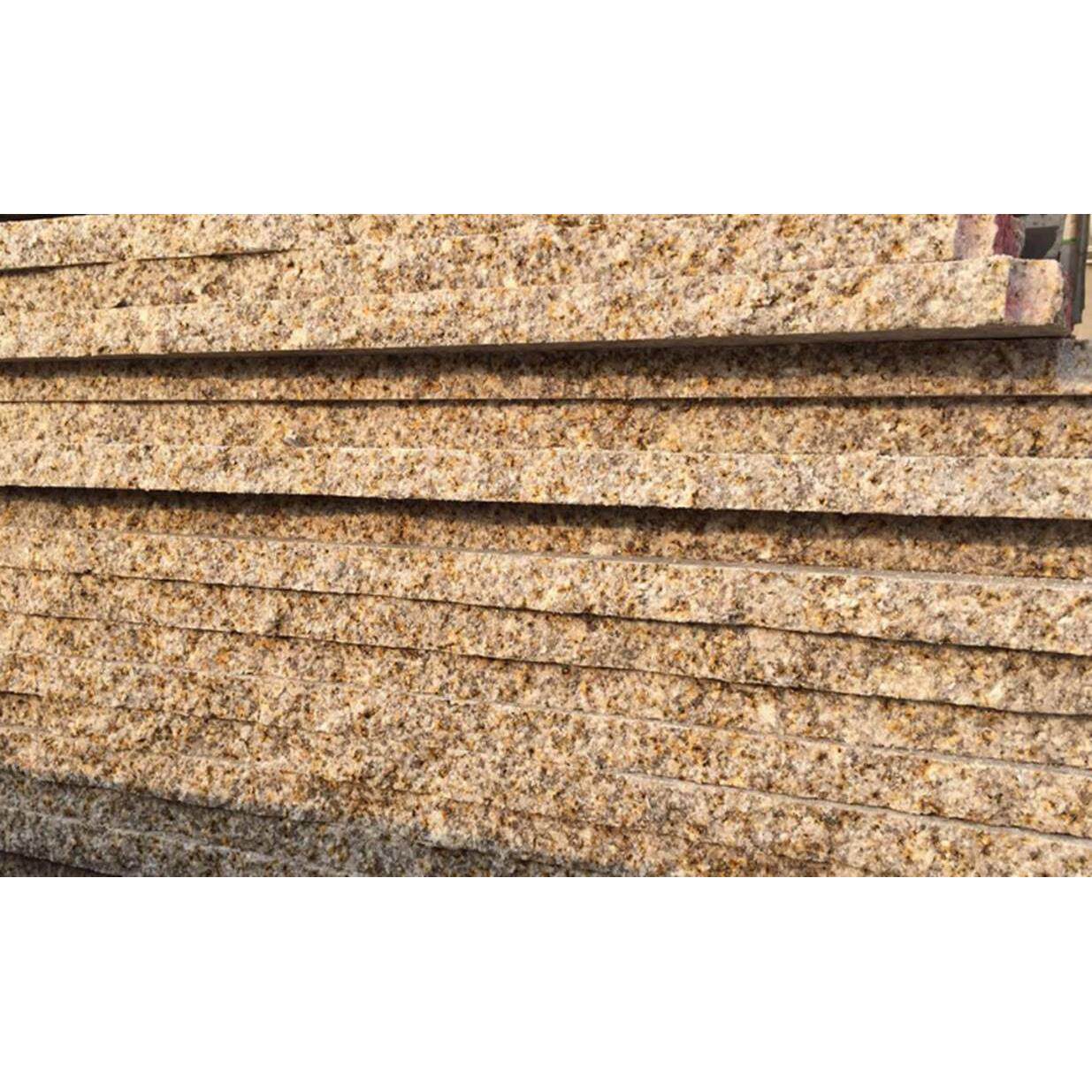 黄锈石黄金麻干挂石材荔枝面火烧板光面芝麻灰花岗岩冰裂纹蘑菇石