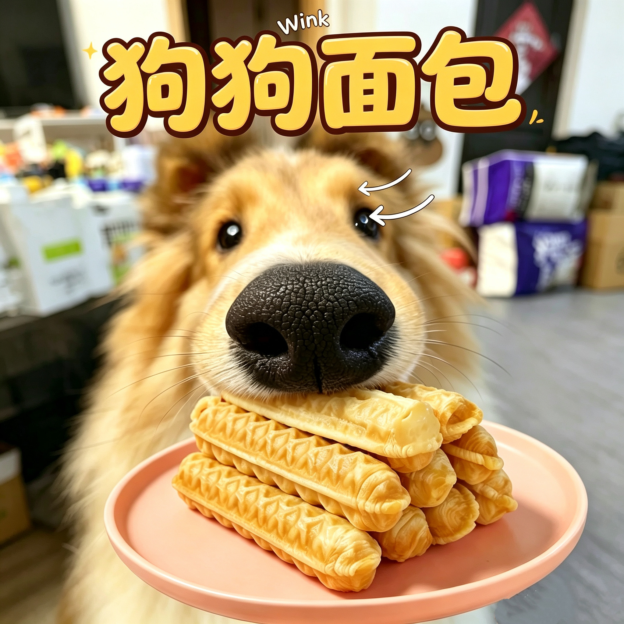 狗粮试吃装狗狗零食面包幼犬成犬老年犬都爱吃狗狗蛋糕宠物蛋糕