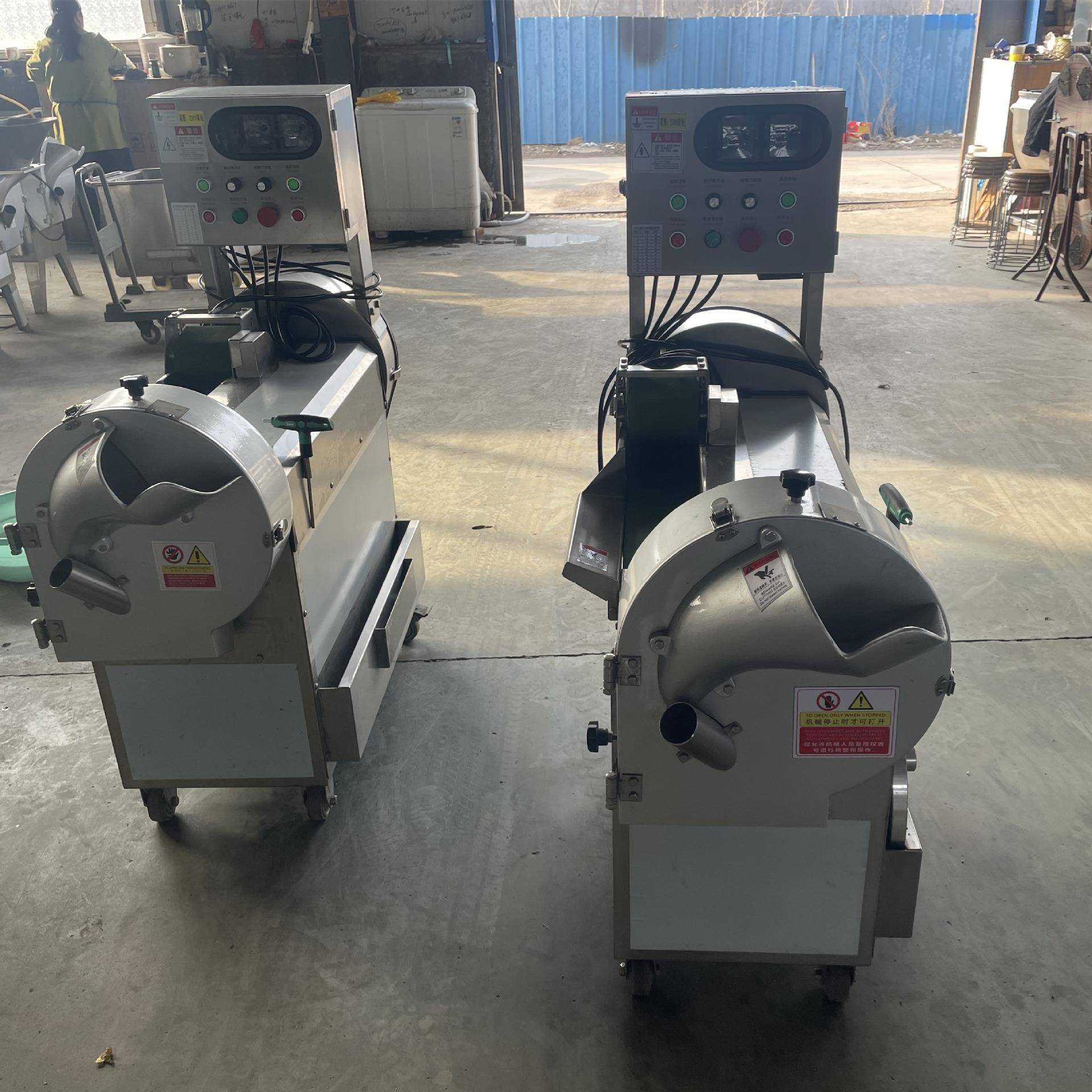 台湾切菜机商用厨房设备白菜萝卜茄子高丽菜黄瓜切片切丝切丁机