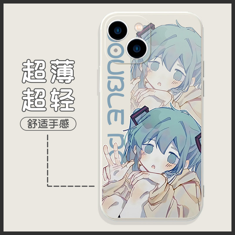 初音手机壳苹果13华为mate40世界50计划iPhone14promax12初音未来fufu适用30x周边OPPO小米11动漫vivo日漫p40