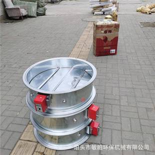 供应通风蝶阀工业直径200手动阀门镀锌材质出排风管道通风蝶阀