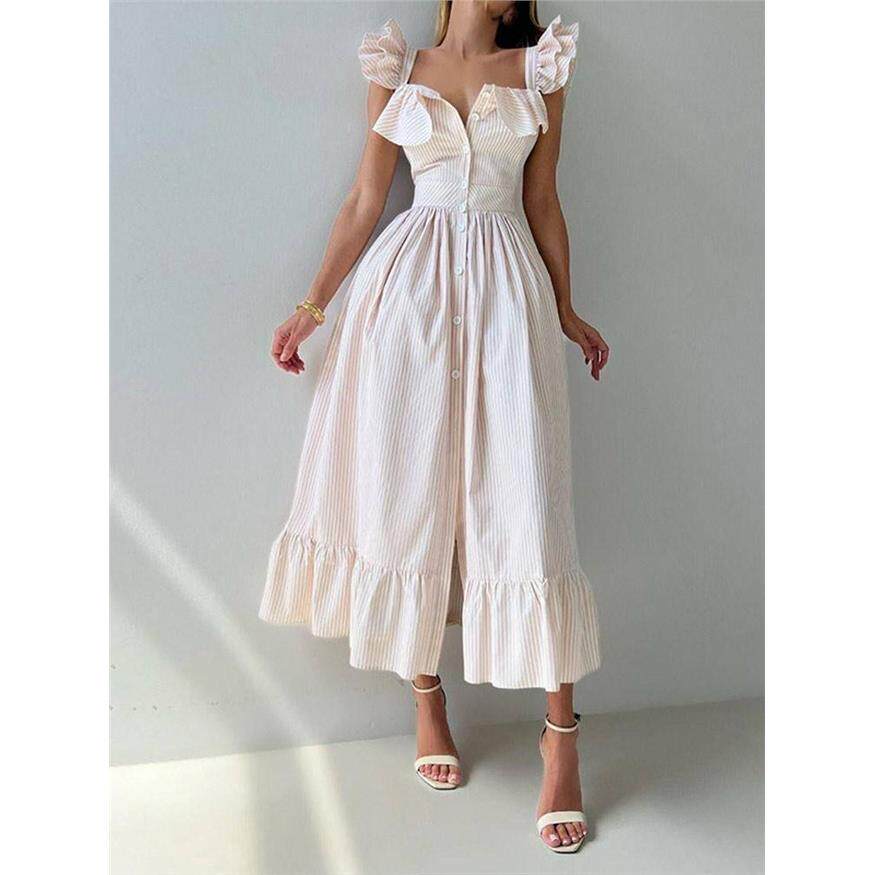 womenclothes飞飞袖条纹