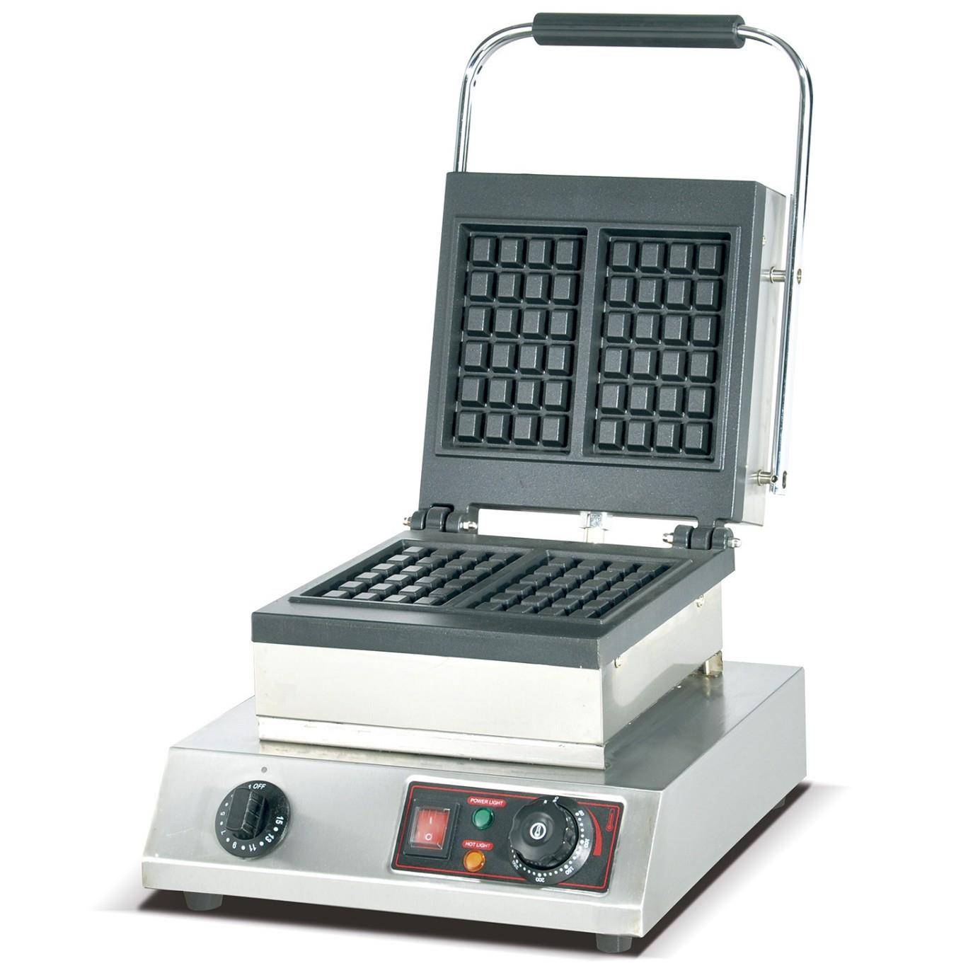 商用方型华夫炉OT-UB-1X电热不粘方形格子松饼机可丽饼机厂家直销