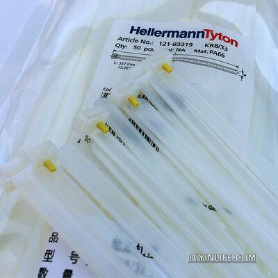 德国原产 海尔曼太通Hellermanntyton 8x337(mm)抗震动扎带KR8/33