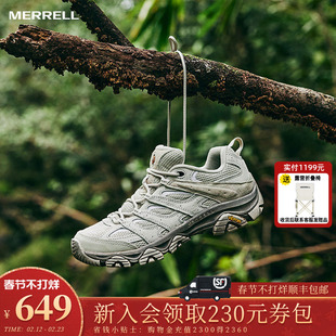 MERRELL迈乐MOAB3登山鞋男徒步鞋女防水鞋防滑耐磨透气户外运动鞋